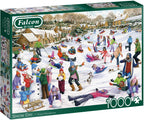 Snow Day – 1000 Piece Jigsaw Puzzle (Falcon de luxe)