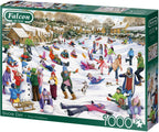 Snow Day – 1000 Piece Jigsaw Puzzle (Falcon de luxe)