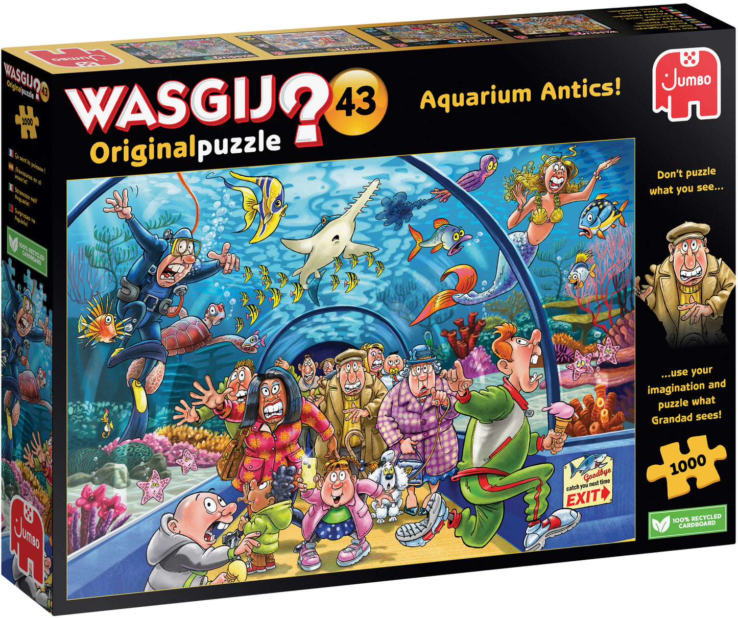 Wasgij - Original 43 - Aquarium Antics - 1000 Piece Jigsaw Puzzle