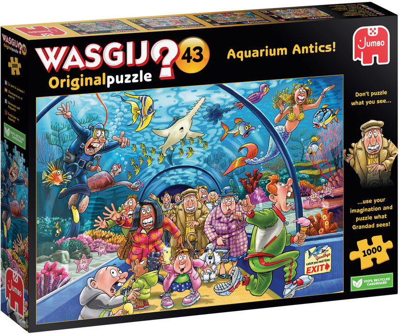 Wasgij - Original 43 - Aquarium Antics - 1000 Piece Jigsaw Puzzle ...