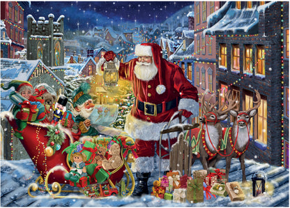 Falcon De Luxe - Christmas Eve - 2 x 1000 Piece Jigsaw Puzzles