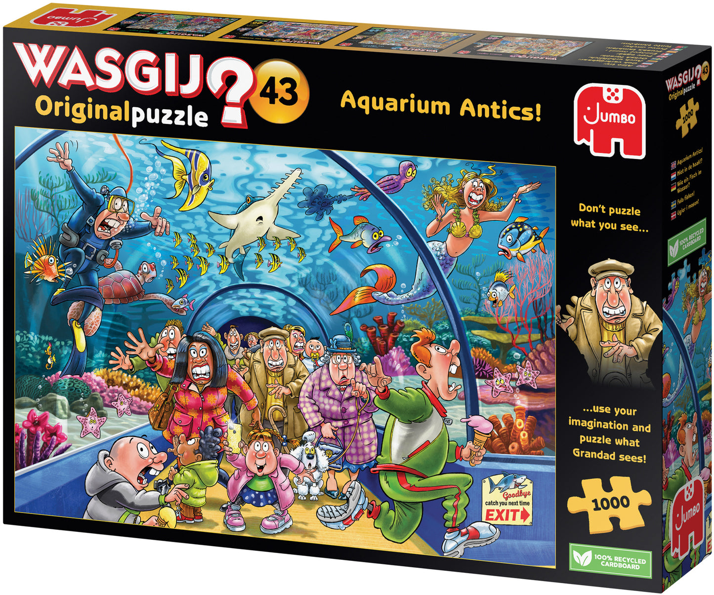 Wasgij - Original 43 - Aquarium Antics - 1000 Piece Jigsaw Puzzle