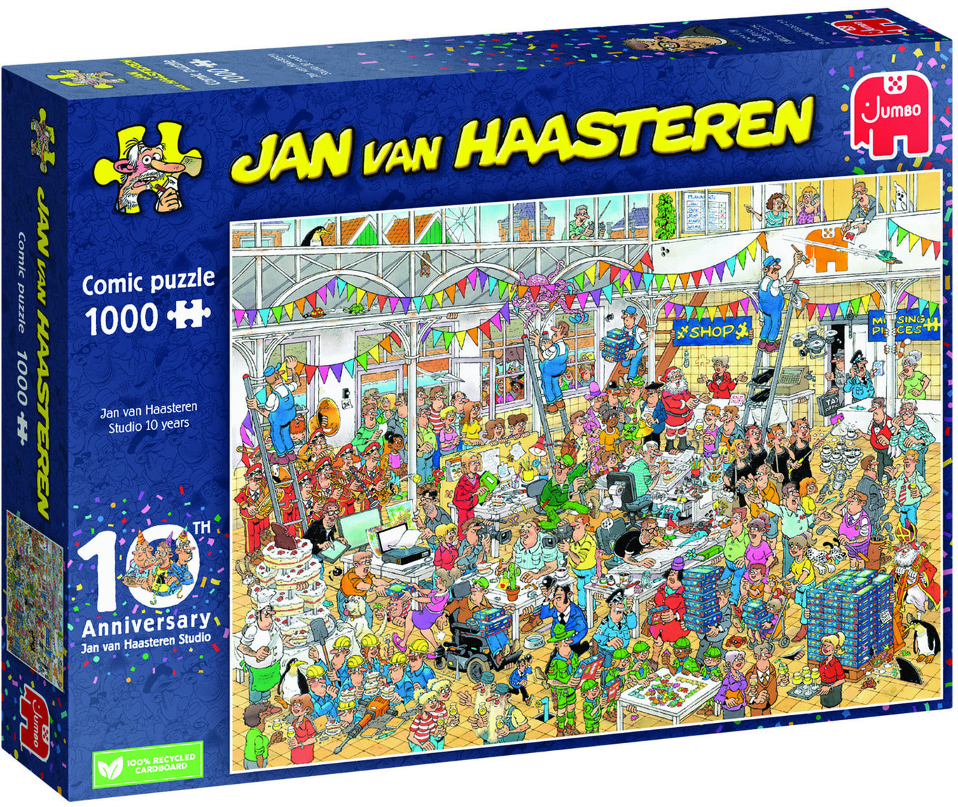 10th Anniversary by Jan Van Haasteren – 1000 Piece Jigsaw Puzzle (Jan Van Haasteren)