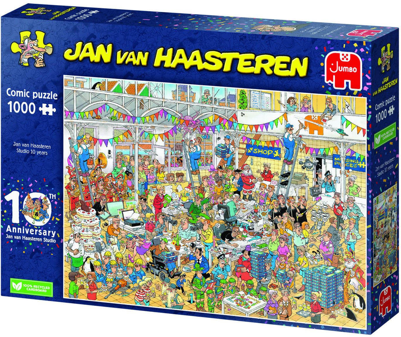 10th Anniversary by Jan Van Haasteren – 1000 Piece Jigsaw Puzzle (Jan Van Haasteren)