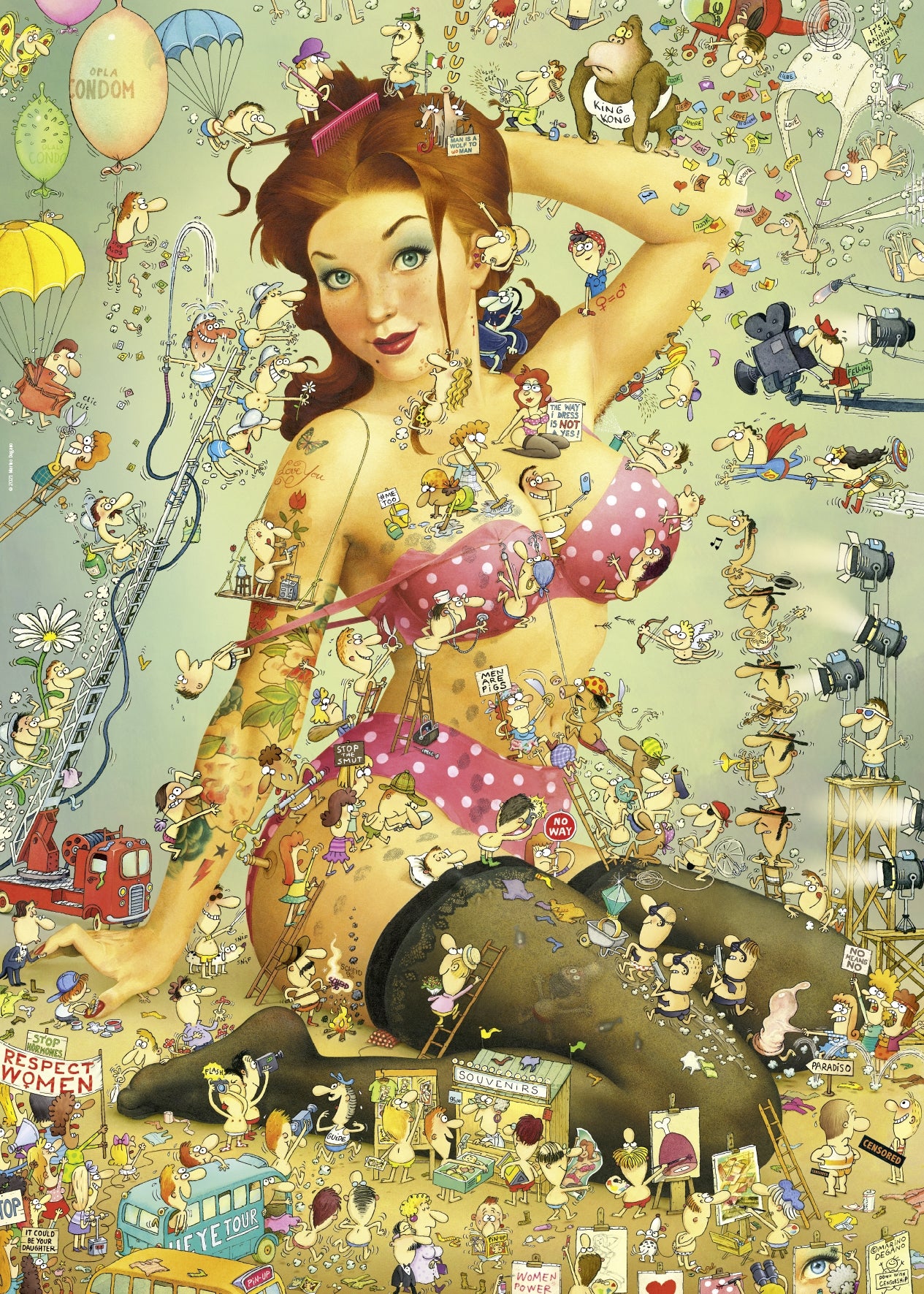 Insta-Girl’s Life by Marino Degano – 1000 Piece Jigsaw Puzzle (Heye)