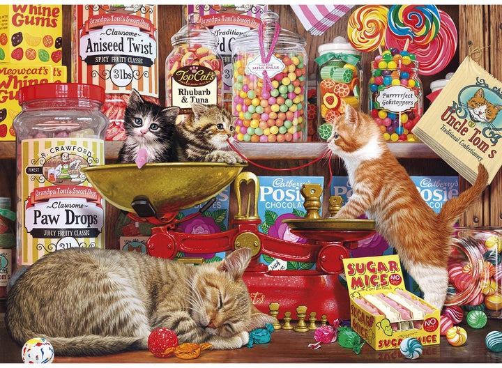 Artwork: Paw Drops & Sugar Mice – 1000 Piece Jigsaw Puzzle (Gibsons)