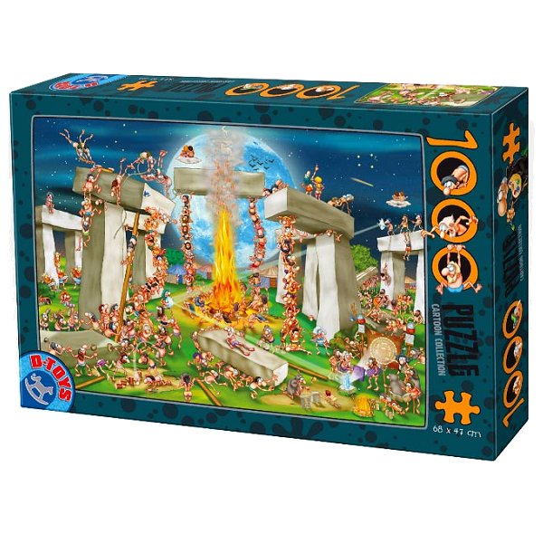 Cartoon Collection :Stonehenge – 1000 Piece Jigsaw Puzzle (Dtoys)
