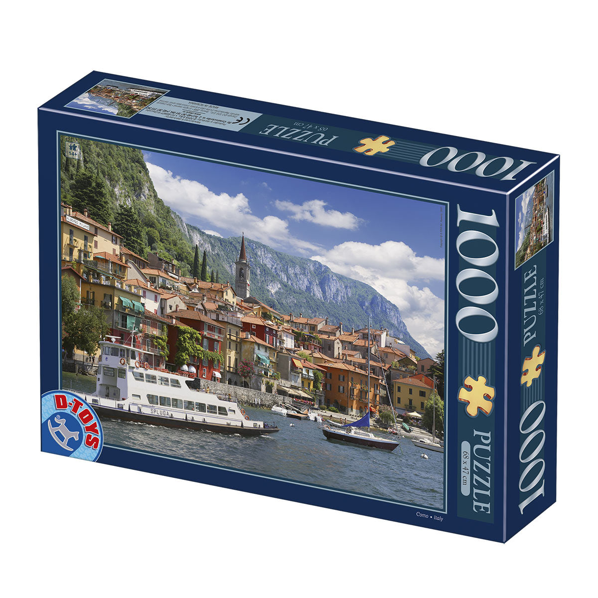 Landscapes: Lake Como, Italy – 1000 Piece Jigsaw Puzzle (Dtoys)