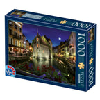 Nocturnal Landscapes: Annecy, France – 1000 Piece Jigsaw Puzzle (Dtoys)