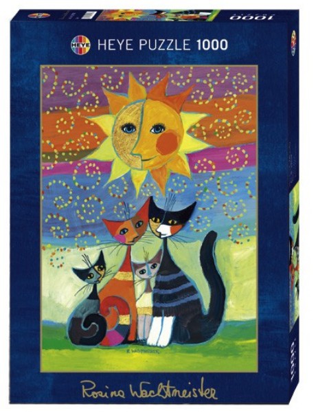 The Sun by Rosina Wachtmeister – 1000 Piece Jigsaw Puzzle (Heye) - Completed Puzzle