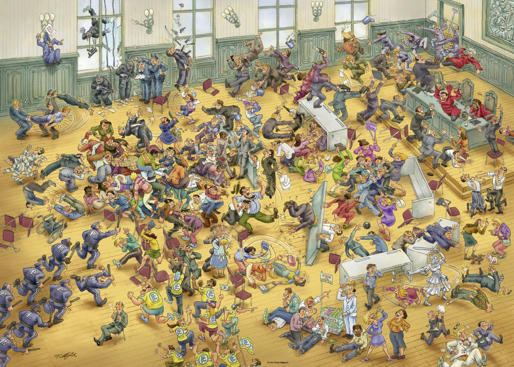 Justice for All! by Florian Mitgutsch – 1000 Piece Jigsaw Puzzle + Poster (Heye)