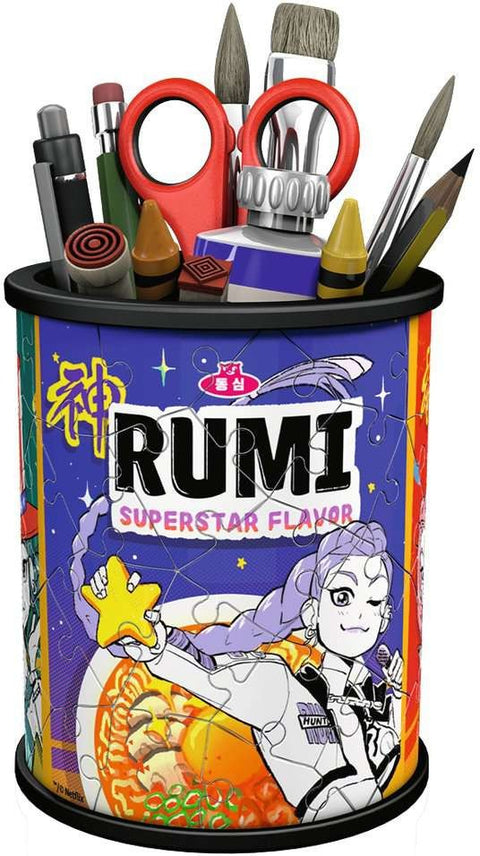Made up: K-Pop Demon Hunters Pencil Holder – 54 Piece 3D Jigsaw Puzzle (Ravensburger)