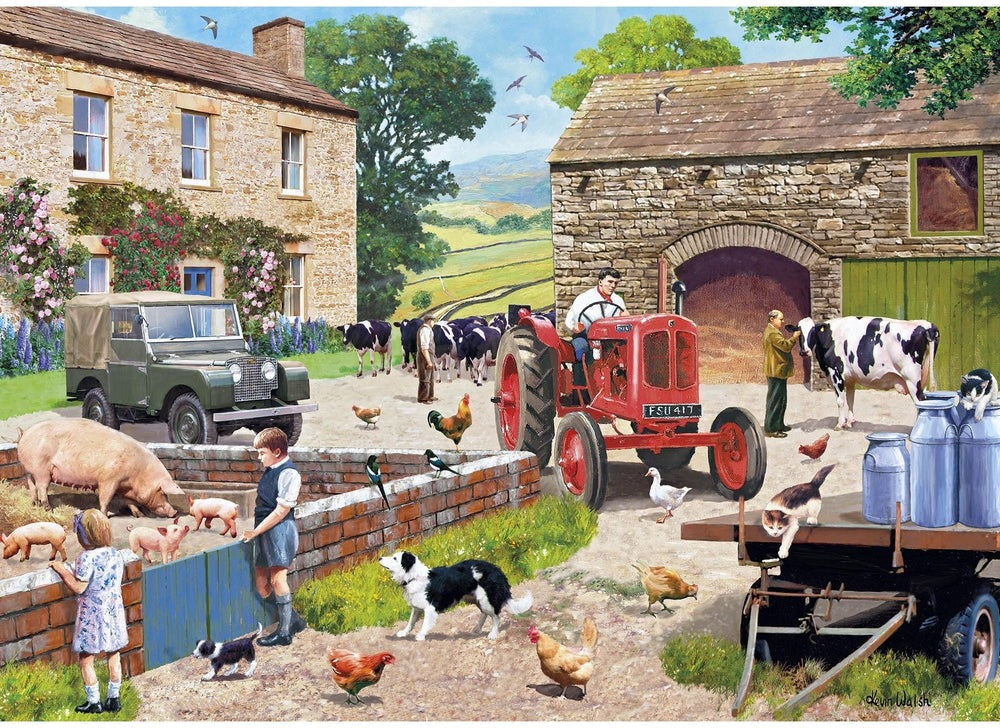 Artwork: Life on the Farm – 1000 Piece Jigsaw Puzzle (Gibsons)