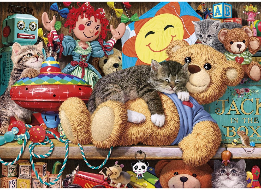 Artwork: Snoozing on the Ted – 1000 Piece Jigsaw Puzzle (Gibsons)