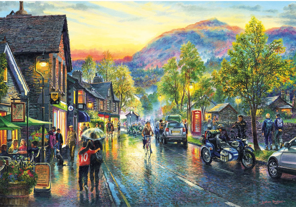 Artwork: Grasmere By Twilight by Graham Twyford - 500 Piece Jigsaw Puzzle (Gibsons)