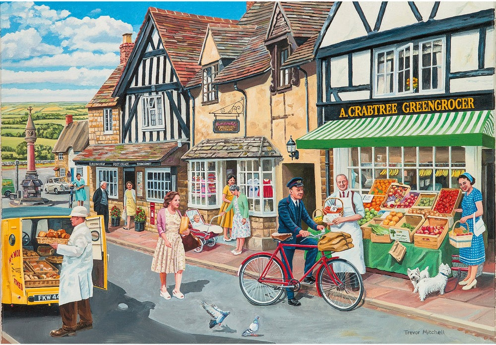 Artwork: A Visit to the Village – 40 Piece Jigsaw Puzzle (Gibsons)