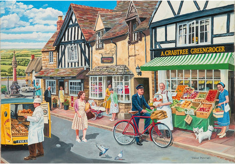 Artwork: A Visit to the Village – 40 Piece Jigsaw Puzzle (Gibsons)