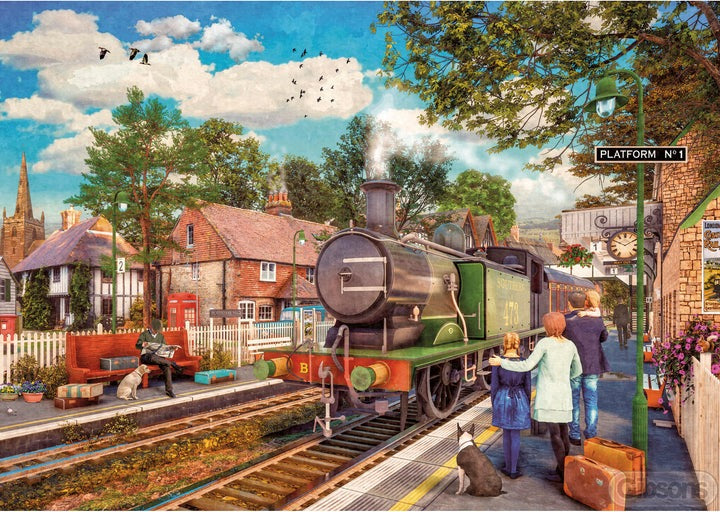 Artwork: Off to the Coast – 500 Piece Jigsaw Puzzle (Gibsons)