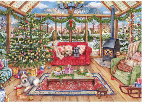 Artwork: Christmas Conservatory – 1000 Piece Jigsaw Puzzle