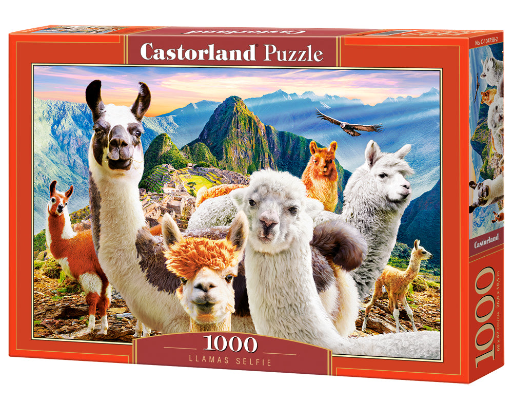 Llamas Selfie – 1000 Piece Jigsaw Puzzle (Castorland)