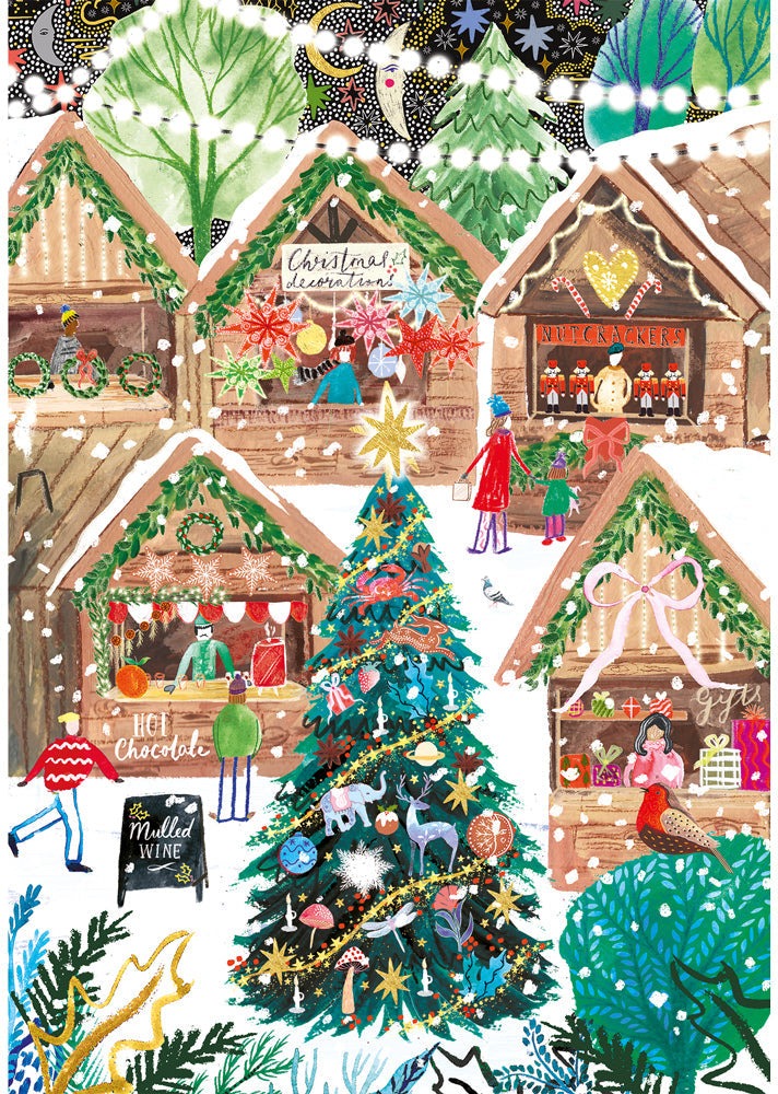 Artwork: Christmas in London by Emma Frances Grant – 3 x 500 Piece Jigsaw Puzzles (Gibsons)