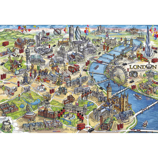 Gibsons - London Landmarks - 500 Piece Jigsaw Puzzle