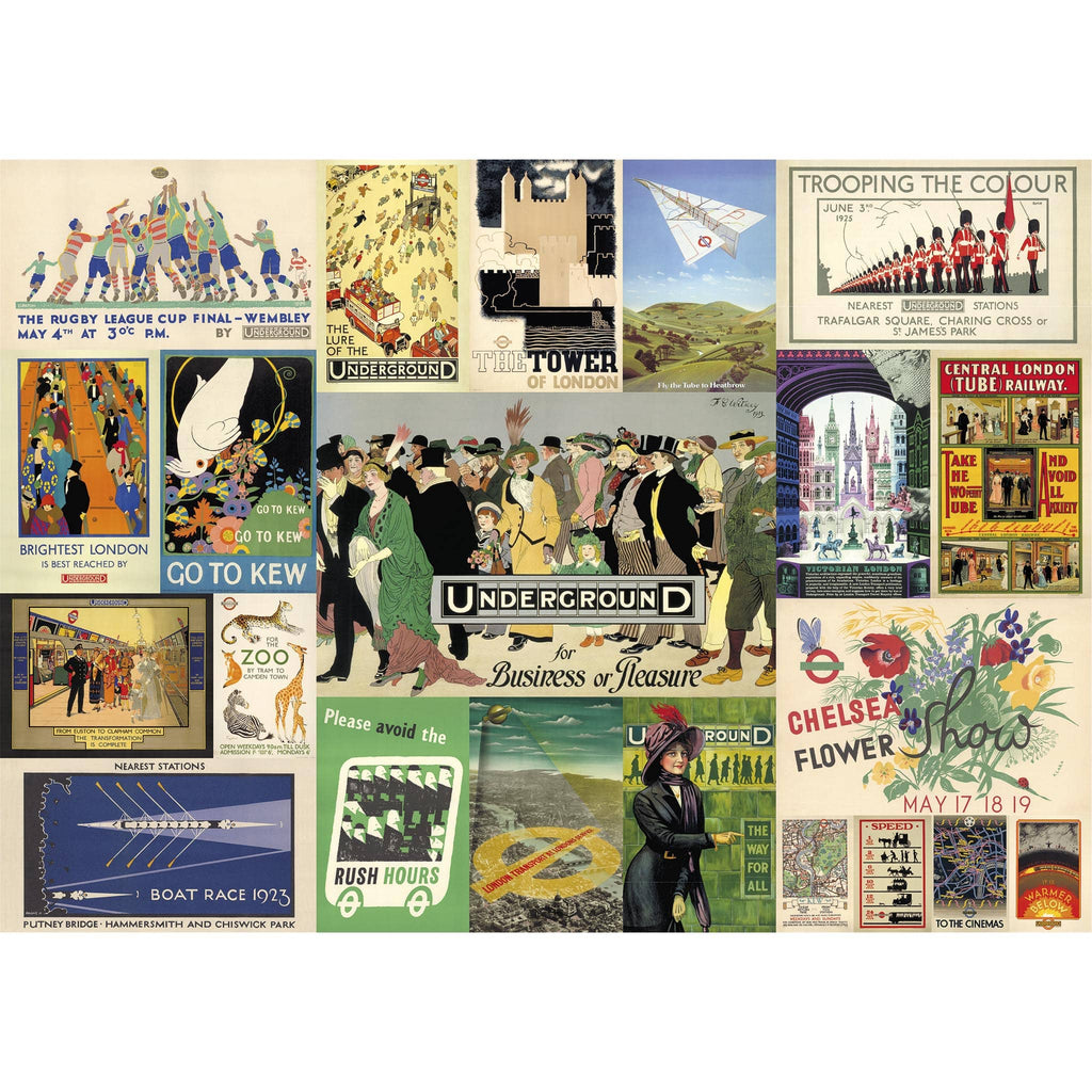 TFL Heritage Posters – 500 Piece Jigsaw Puzzle (Gibsons)