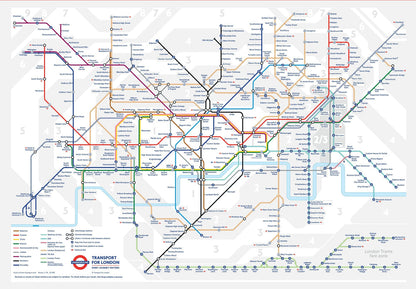 Gibsons - London Underground Map - 150 Piece Jigsaw Puzzle