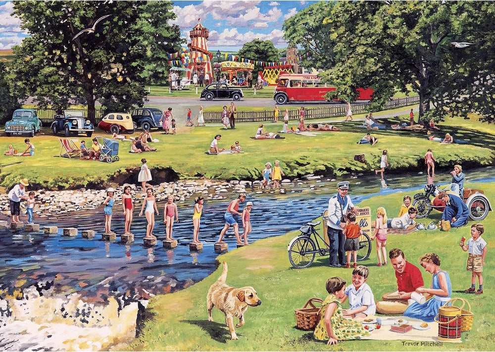 Artwork, puzzle 3 of 4: Stop Me & Buy One – 4 x 500 Piece Jigsaw Puzzles (Gibsons)
