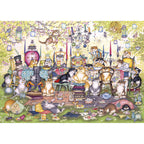 Mad Catter's Tea Party – 250 Piece Jigsaw Puzzle (Gibsons)
