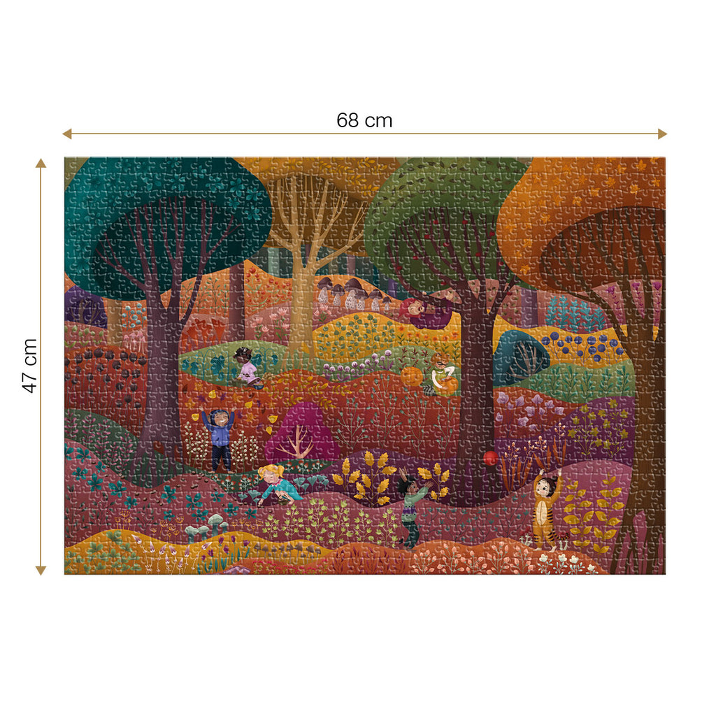Magic Forest, Autumn – 1000 Piece Jigsaw Puzzle (Roovi)