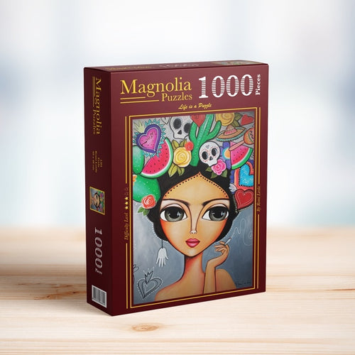 Life is a Puzzle by Romi Lerda - 1000 Piece Jigsaw Puzzle (Magnolia Puzzles) - Completed Puzzle