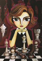 The Queen's Gambit by Romi Lerda - 1000 Piece Jigsaw Puzzle (Magnolia Puzzles)