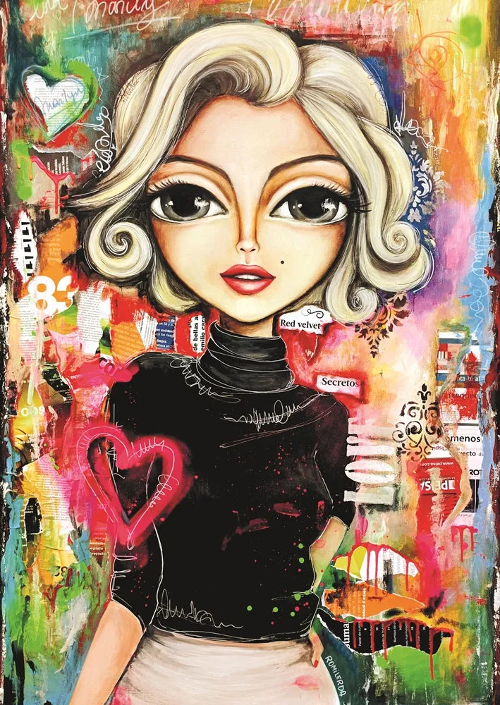 Marilyn by Romi Lerda - 1000 Piece Jigsaw Puzzle (Magnolia Puzzles)