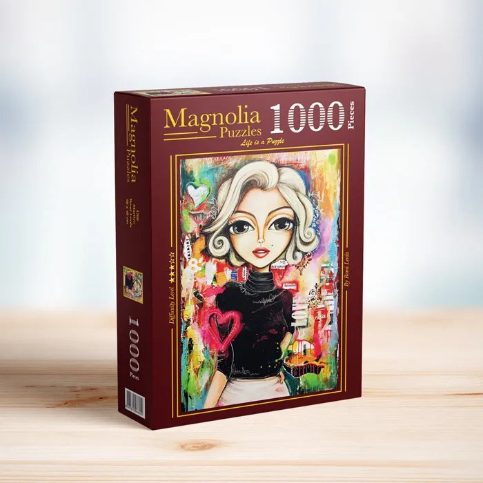 Marilyn by Romi Lerda - 1000 Piece Jigsaw Puzzle (Magnolia Puzzles)