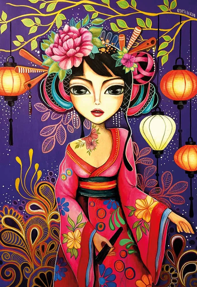 Geisha by Romi Lerda - 1000 Piece Jigsaw Puzzle (Magnolia Puzzles)