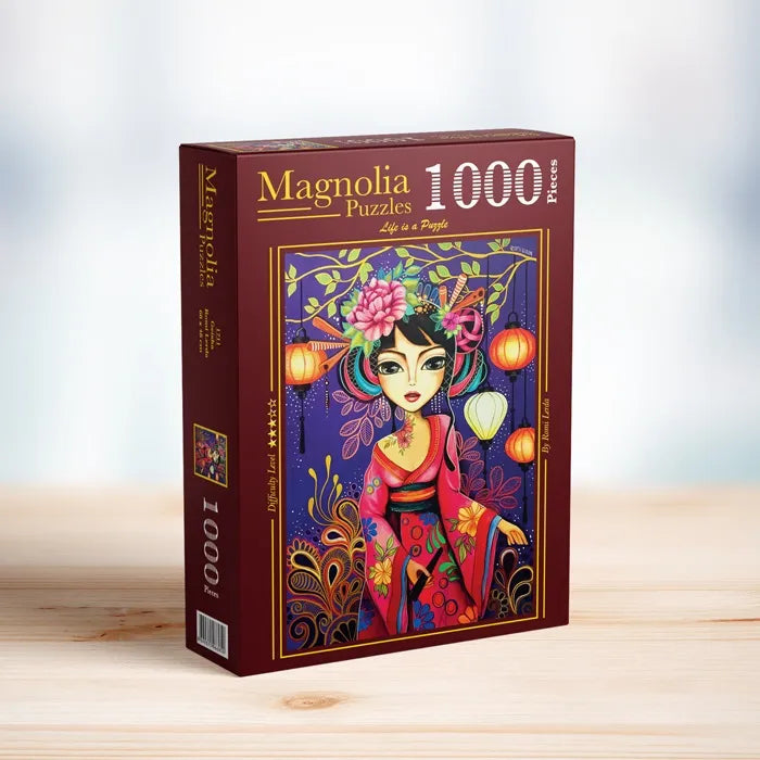Geisha by Romi Lerda - 1000 Piece Jigsaw Puzzle (Magnolia Puzzles)