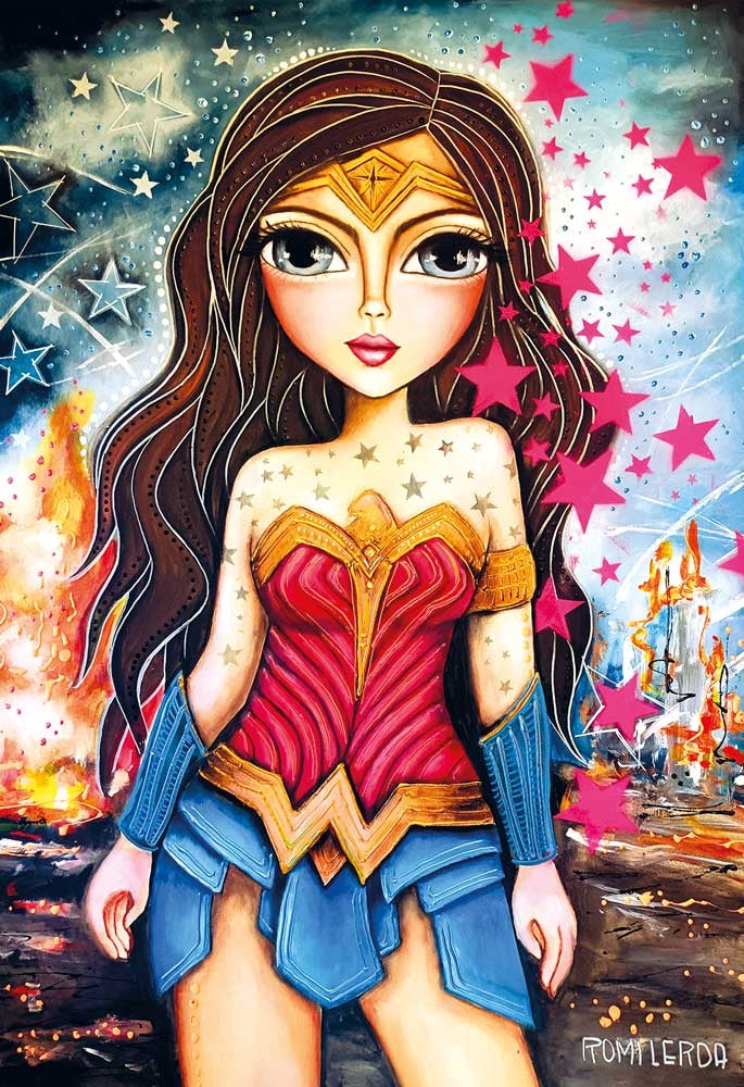 Wonder Woman by Romi Lerda - 1000 Piece Jigsaw Puzzle (Magnolia Puzzles)