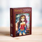Wonder Woman by Romi Lerda - 1000 Piece Jigsaw Puzzle (Magnolia Puzzles) - Completed Puzzle