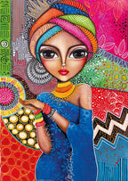 The Brunette by Romi Lerda - 1000 Piece Jigsaw Puzzle (Magnolia Puzzles)