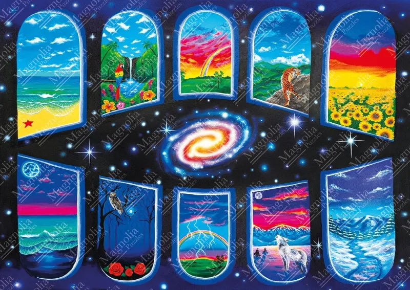 Windows of the Soul by Becca Lennon Ray - 1000 Piece Jigsaw Puzzle (Magnolia Puzzles)