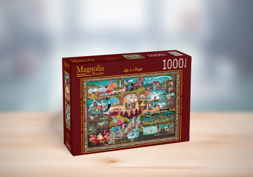 Life Is A Puzzle, The Beginning of the Legend - 1000 Piece Jigsaw Puzzle (Magnolia Puzzles) - Completed Puzzle