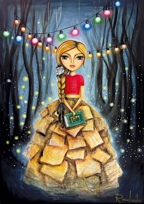 Bookworm Girl by Romi Lerda - 1000 Piece Jigsaw Puzzle (Magnolia Puzzles)