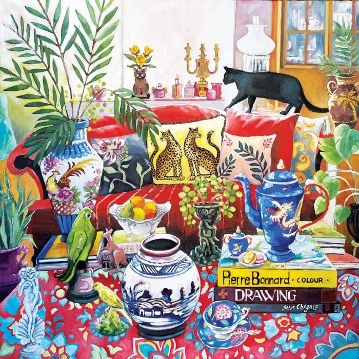 Cat Walk - 1023 Piece Square Jigsaw Puzzle (Magnolia)