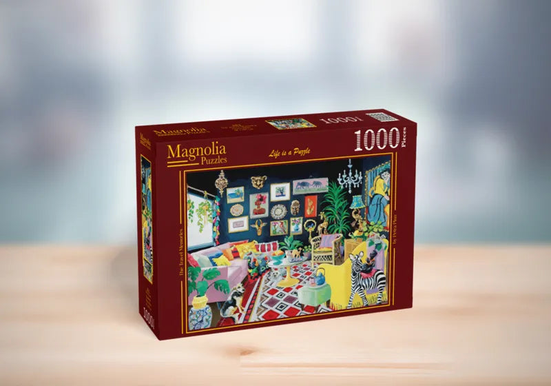 The Travel Memories - 1000 Piece Jigsaw Puzzle (Magnolia Puzzles) - Completed Puzzle