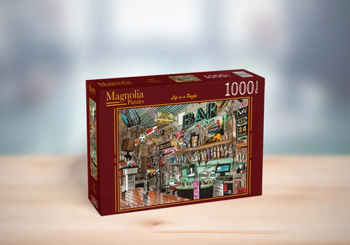 Bar - 1000 Piece Jigsaw Puzzle (Magnolia Puzzles) - Completed Puzzle