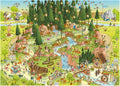Habitat from the Black Forest by Marino Degano – 1000 Piece Jigsaw Puzzle (Heye Funky Zoo Series)