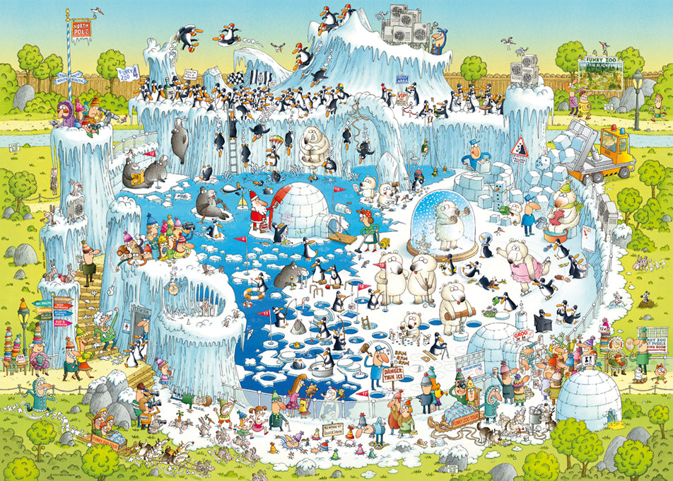 Polar Habitat - 1000 Piece Jigsaw Puzzle (Heye)