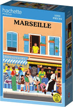 Box, turned left: Marseille - 1000 Piece Jigsaw Puzzle (Hachette)