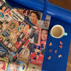 In use: The Puzzle Roll – 1000 Piece Jigsaw Puzzle (Gibsons)